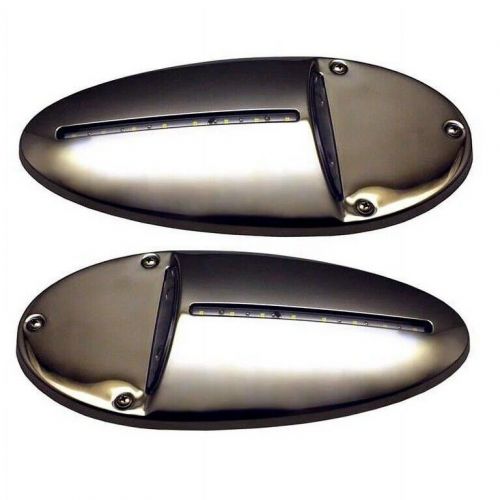 Innovative lighting led docking light- mirrored stainless steel - pair 585-02...