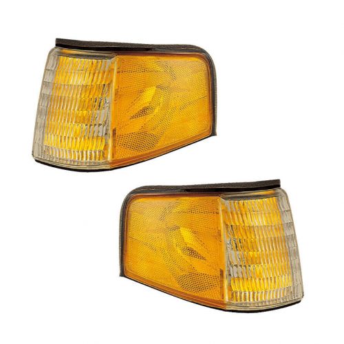 Parking corner signal lights pair set for 92-94 ford/mercury tempo/topaz