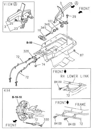 Genuine honda cable 8-97124-834-3