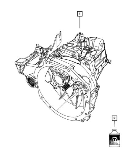 Genuine mopar 5 speed transmission remanufactured r8142074aa