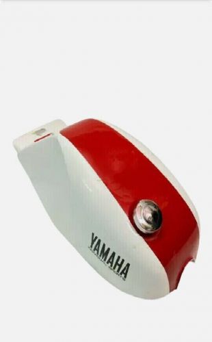 Fit for yamaha rz350 31k ypvs red and white painted steel petrol tank - rd td lc