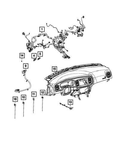 Genuine mopar usb cable 68269487aa