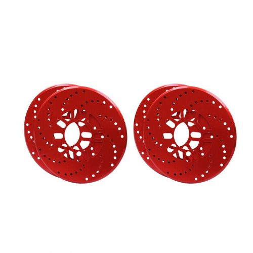 74mm 4×car aluminum alloy wheel brake disc covers decorative rotor cross drilled