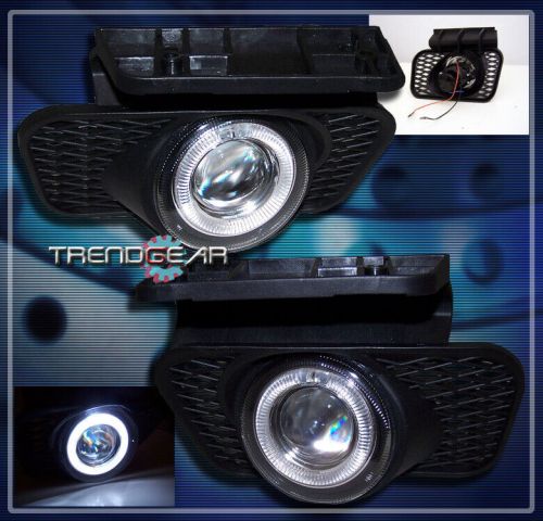 02-06 chevy avalanche silverado pickup truck halo projector bumper fog light kit