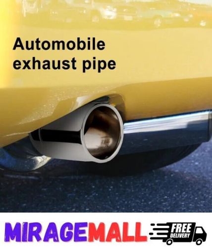 Stainless steel exhaust tip, adjustable angle tailpipe for rear location,