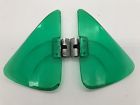 1949 par all-weather breezies clip-on vent window accessory green