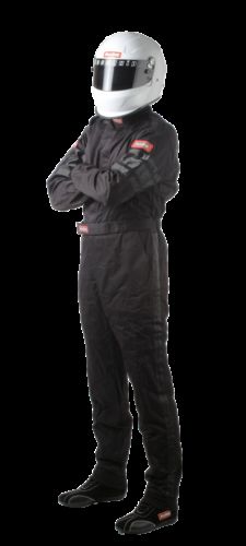 Racequip one piece single layer racing driver fire suit sfi 3.2a/1 m tall black