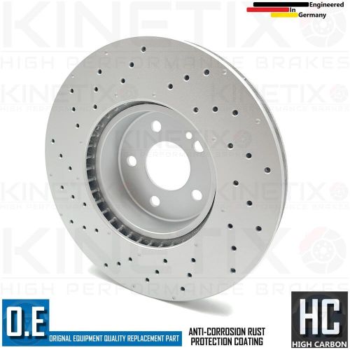 For mercedes c180d amg sport bonded front brake discs pads wear sensor 318mm