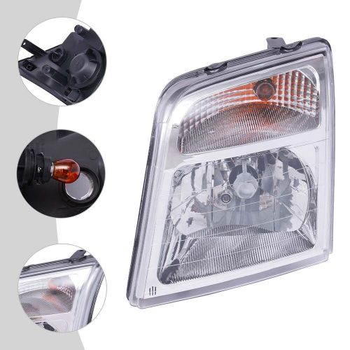 Left halogen headlight head lamp # 9t1z13008c for 2010-2013 ford transit connect