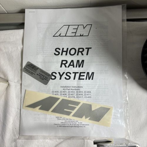 Aem short ram intake system for mitsubishi eclipse/eagle talon 95-99  22-430p