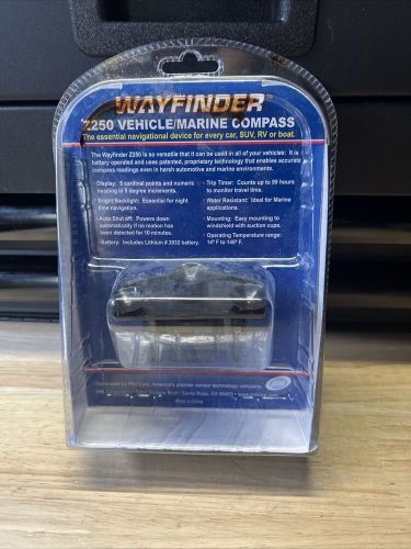 Wayfinder vehicle/marine compass z250 factory sealed brand new nos