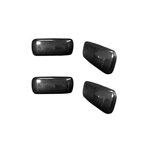 Recon 264137bk - rear black smoke led side marker lights