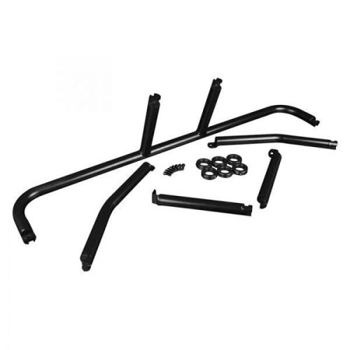 Braum racing harness bar system black satin for 2015-2020 ford mustang brhb-53bm