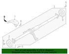 Genuine volkswagen shield stud n-911-917-01