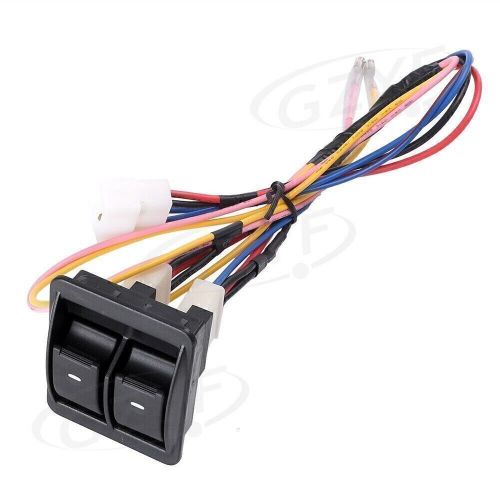 Universal fit auto car 12v volt wiring harness electric window switch kits