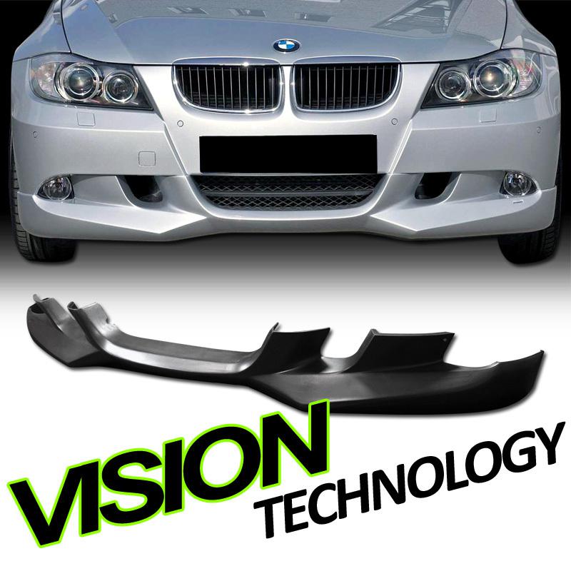 2005-2008 bmw e90 sedan acs style polyurethane front bumper lip spoiler body kit