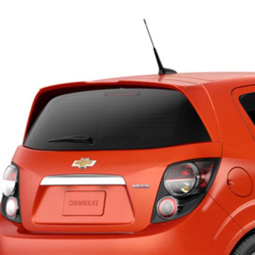 12-14 chevy sonic hatchback spoiler kit 1 piece inferno orange z-spec 95276635