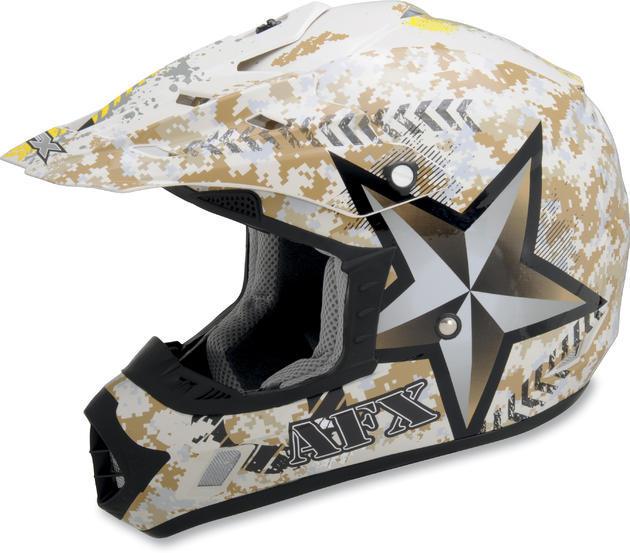 Afx fx-17 camo offroad motorcycle helmet marpat sm/small