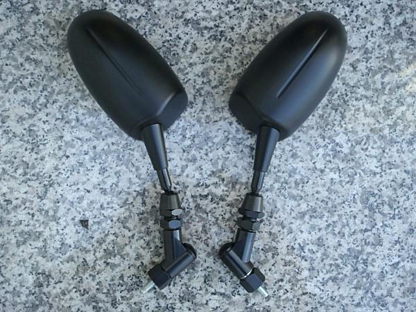 2002-2008 yamaha yzf r6 r1 black mini mirrors