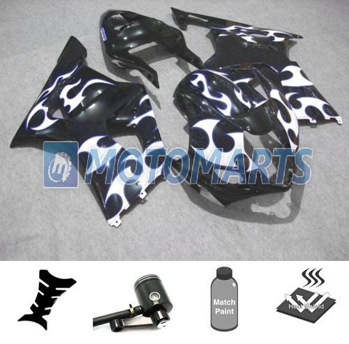 Bundle inj fairing with brake fluid reservoir for suzuki gsx r 1000 k3 03 04 aa