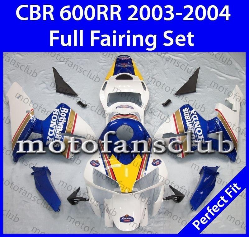 Fit honda cbr600rr 03 04 cbr 600 rr 2003 2004 fairing kit bodywork #07 b