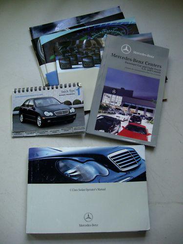 C-class sedan operator's manual