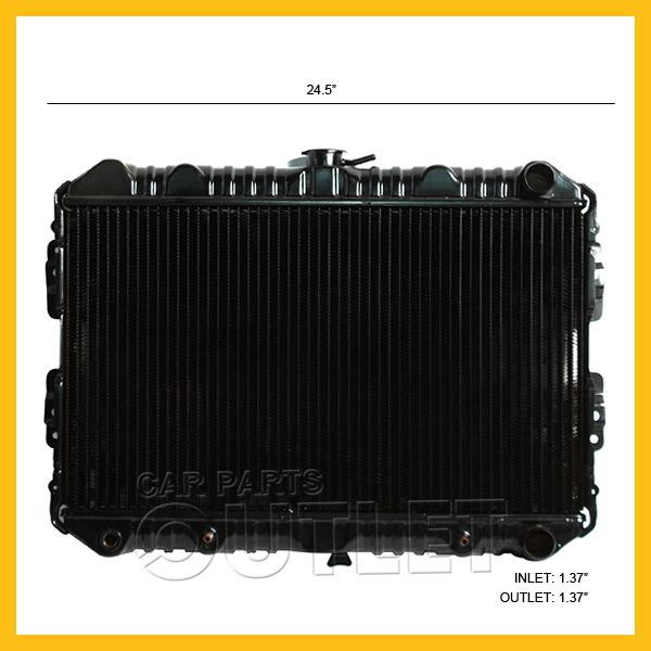 1982-1983 nissan 200sx 2.2l 4cyl radiator replacement auto trans prod.from 8/81