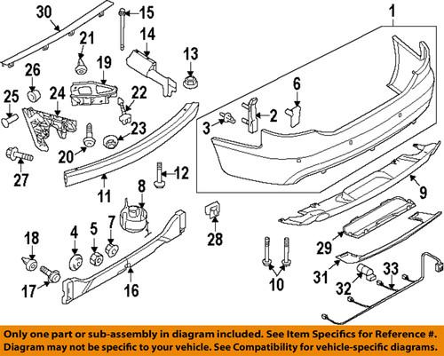 Audi oem 4f5807521cgru valance-lower panel