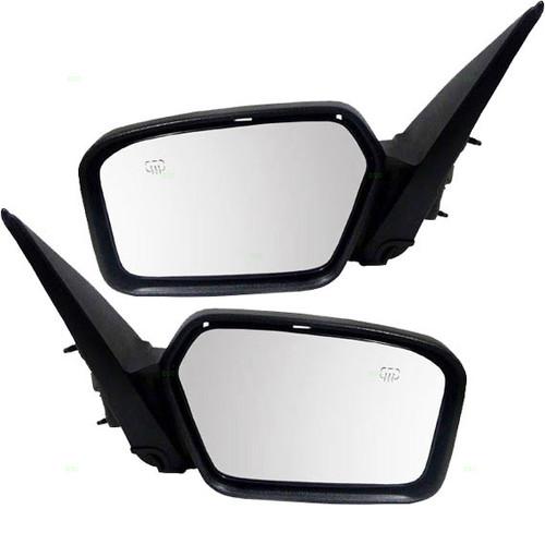 New pair set power side mirror glass housing heat heated 06-10 fusion milan