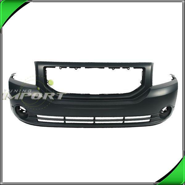 07-12 caliber front bumper cover replacement black plastic primed paint-ready