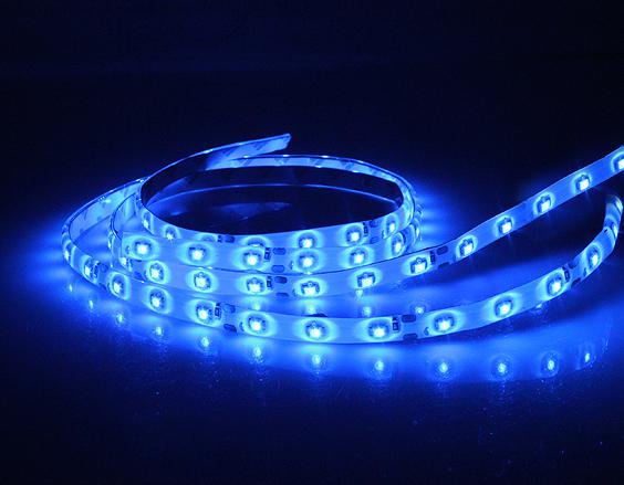 5m led waterproof flexible strip light dc12v car 3528smd blue us post