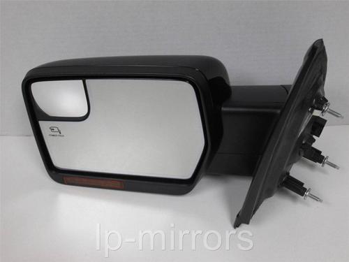 09 10 11 12 13 ford f150 driver side door signal mirror power fold tuxedo black