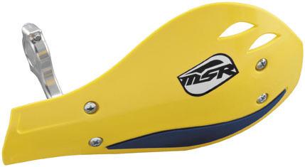 Msr moto roost deflector with hardware - yellow, color: yellow kit handguard