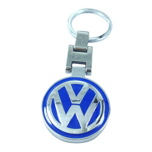 Pendant keychain key chain ring chrome keyring for gti cc golf passat 