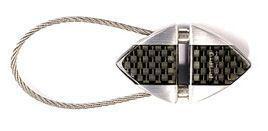 Momo design triangular real carbon fiber cf key chain keychain