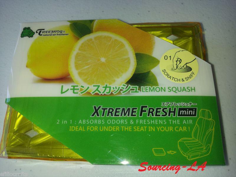 Tree frog xtreme fresh mini lemon squash air freshener treefrog 