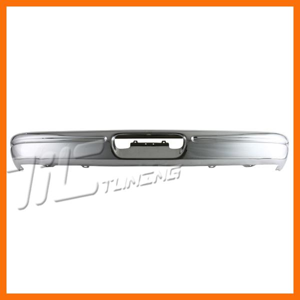 94-02 dodge ram van rear standard bumper face bar ch1102348 chrome steel wo pad