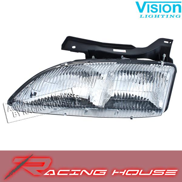 L/h headlight driver side lamp kit unit 95-99 chevy cavalier 2/4 dr ls z24