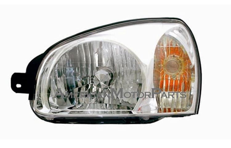 Eagleeye driver & passenger replacement headlight 03-03 fit hyundai santa fe