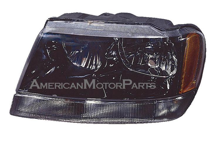 Eagleeye driver & passenger replacement headlight 02-03 jeep grand cherokee