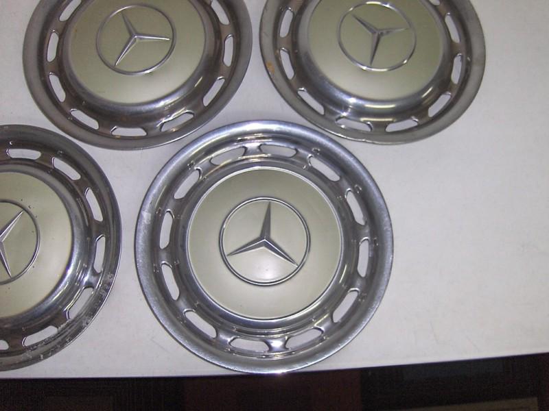 Mercedes hubcaps 14" set 1970s