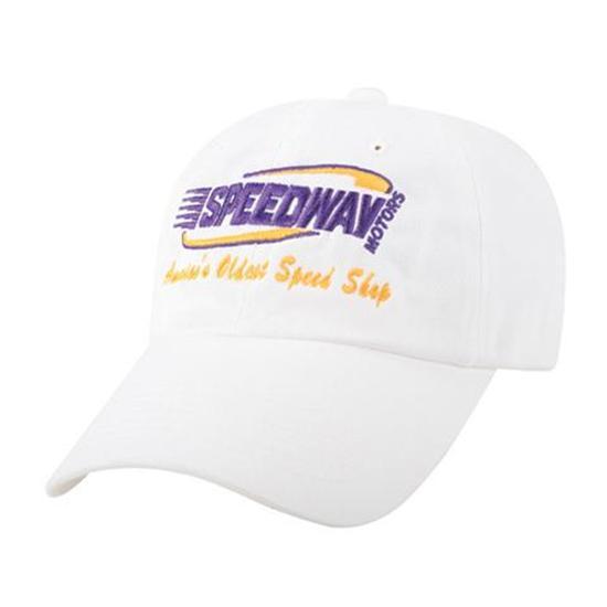 New white speedway logo hat - one size fits most