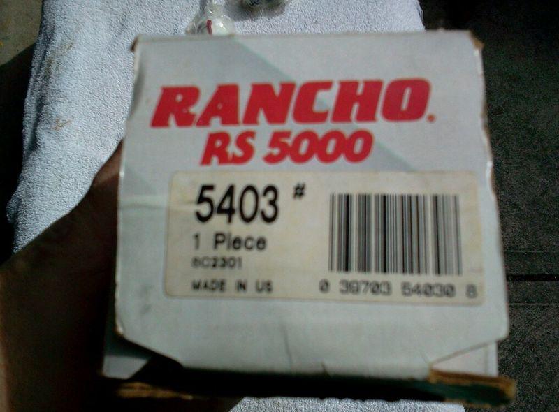 New in box rancho rs5000 #5403 steering stabilizer