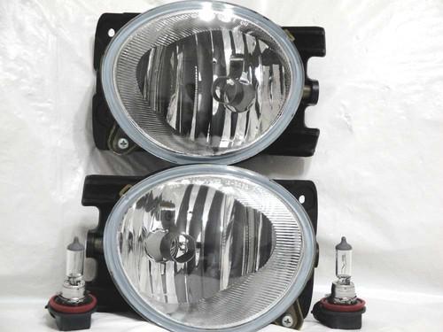 Honda 09-11 pilot glass fog light lamp die-cast metal body rl h pair w/bulbs new