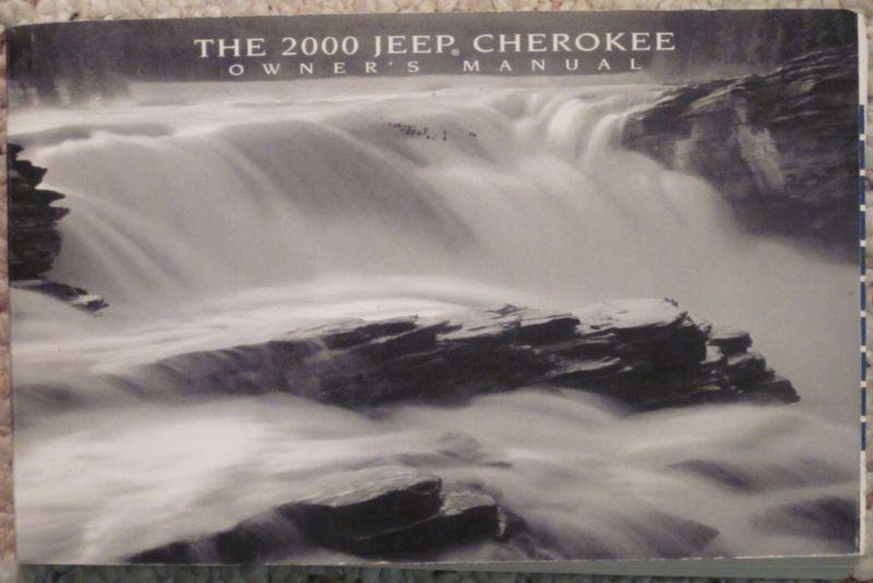 2000 jeep cherokee owners manual