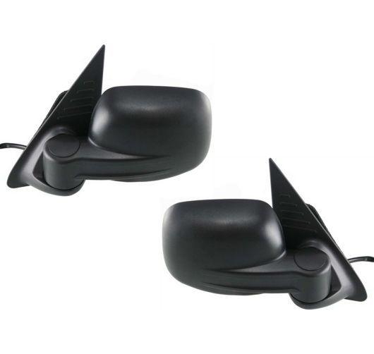 New pair set power side view mirror glass housing assembly 02-07 jeep liberty