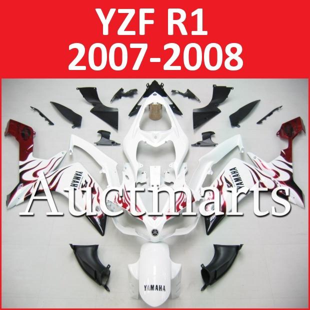 Fit yamaha yzf r1 07 08 yzfr1 2007 2008 1000 fairing kit bodywork g10 a01