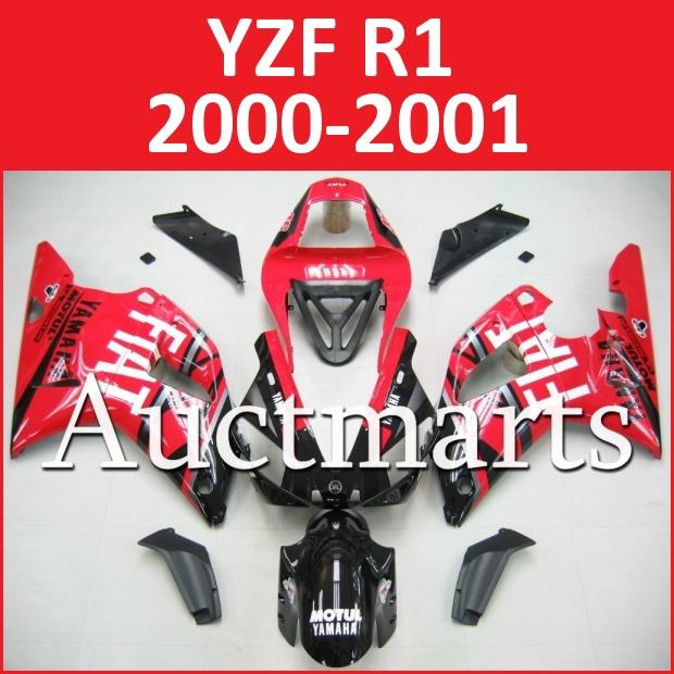 Fit yamaha yzf r1 00 01 yzfr1 2000 2001 1000 fairing kit bodywork c10 a01