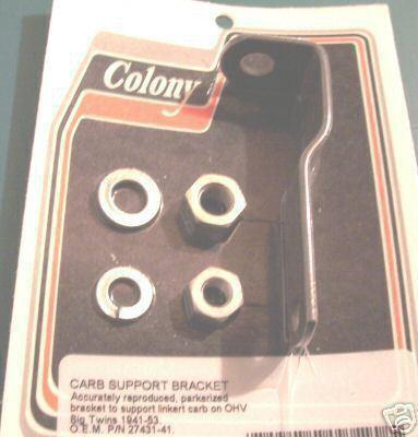 Harley bigtwin knuckle panhead carb support bracket 726