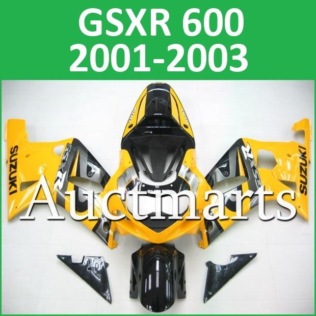 Fit suzuki 01 02 03 gsxr 600 gsx-r600 2001 2002 2003 fairing k1 bodywork a15 c13